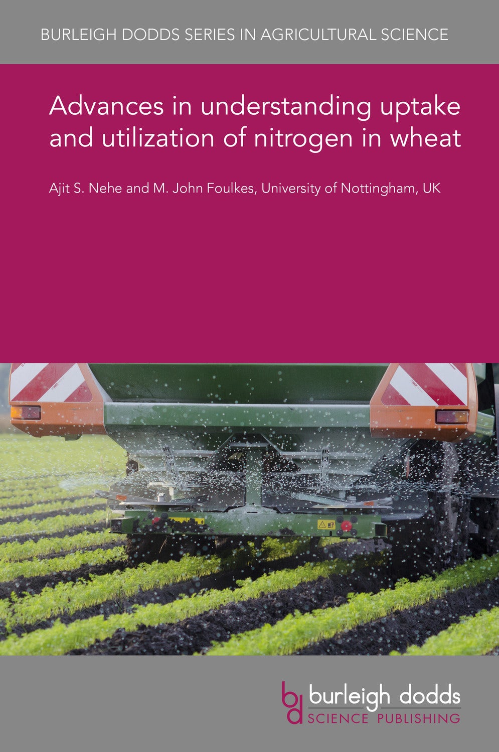 Book cover image for Advances in understanding uptake and utilization of nitrogen in wheat ISBN: 9781786766489